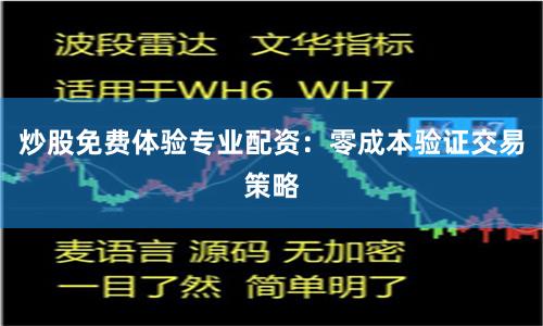 炒股免费体验专业配资：零成本验证交易策略